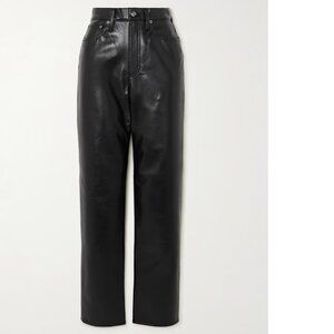 Agolde Recycled Leather 90's Pinch Waist Pants - 27